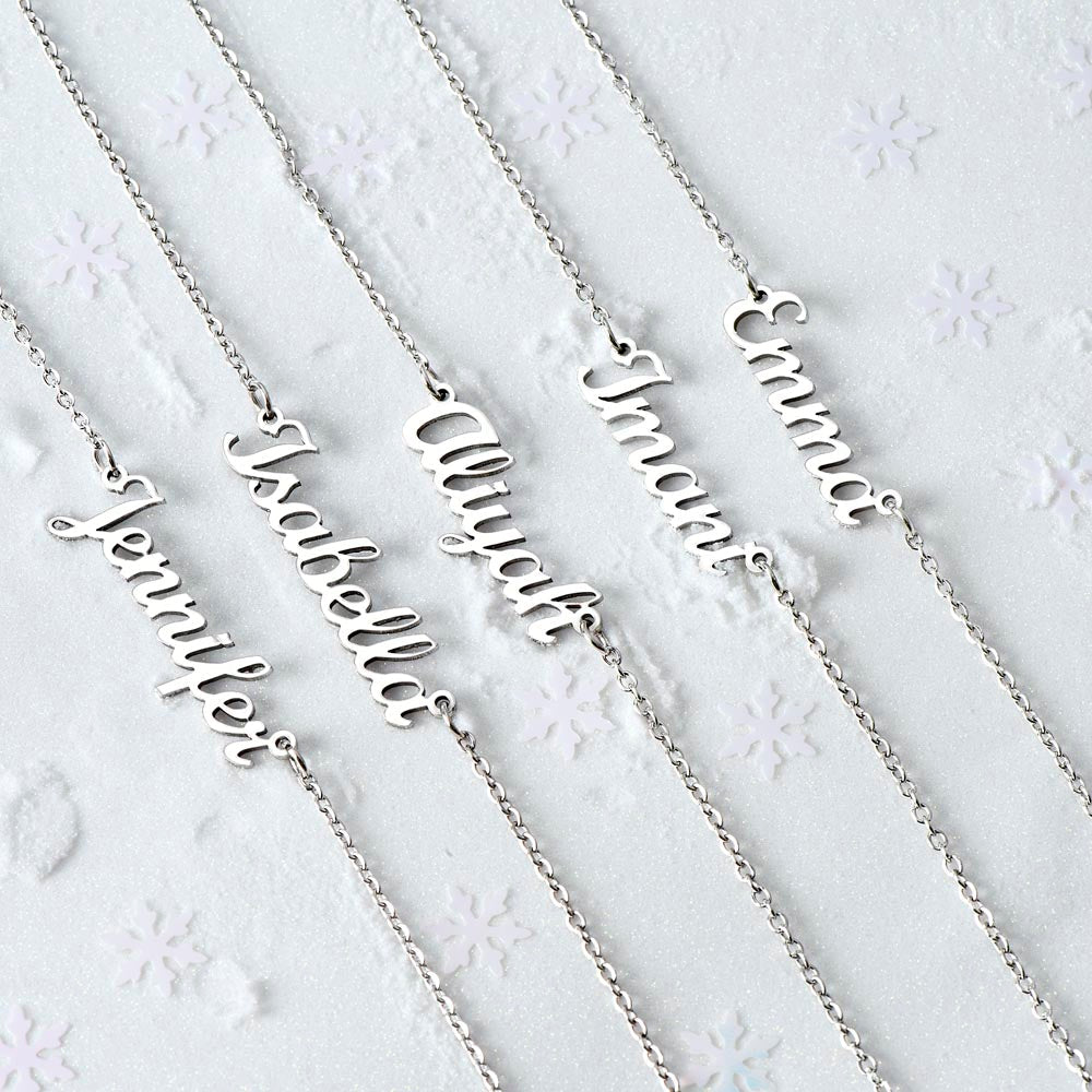 Custom Name Necklace | Daughter Love, Mama Bear