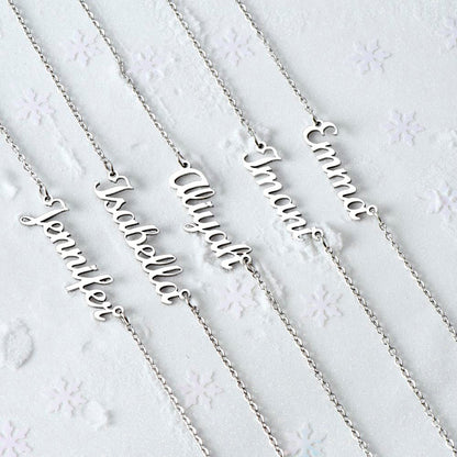 Custom Name Necklace | Daughter Love, Mama Bear